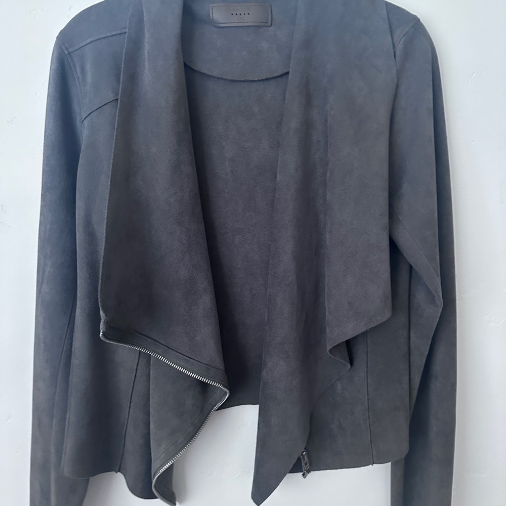 Gray Jacket with Waterfall Collar from Nordstrom